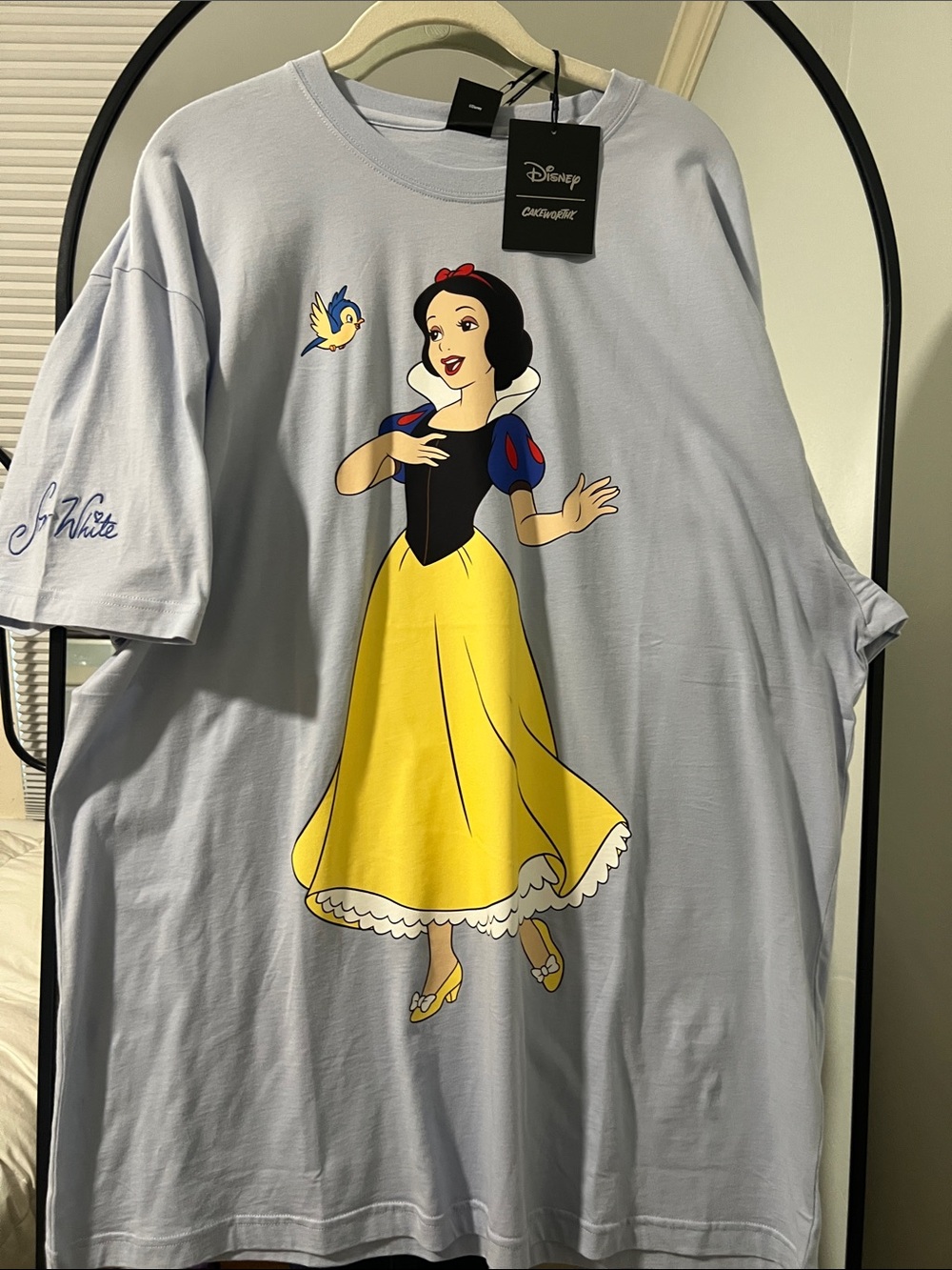 Disney Snow White Graphic Tee - Light Blue with Yellow Skirt